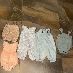 Adorable Baby Romper and Jumpsuit Bundle